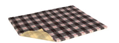 Petlife non-slip tartan vetbed