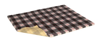 Petlife non-slip tartan vetbed