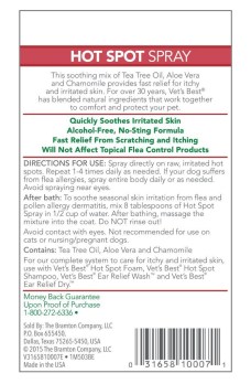 Vet's Best Hot Spot Spray 250ml