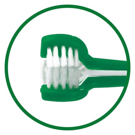 Vet's Best Triple Headed Toothbrush for Dogs