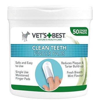 Vet's Best Clean Teeth Finger Pads x 50