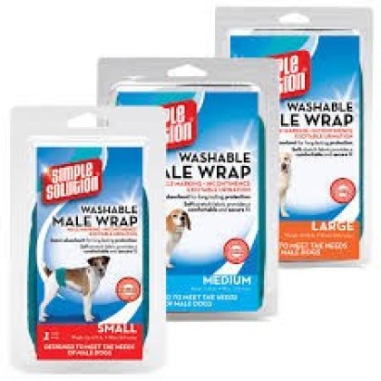 Simple Solution Washable Male Dog Wrap 3 sizes